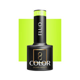 OCHO NAILS Hibridinis nagų lakas, neoninis FLUO F01 -5 g