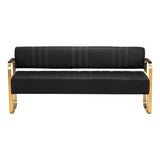 Avila laukiamojo sofa, juoda