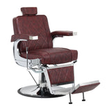 HAIR SYSTEM BM88066 Profesionali barberio kėdė, bordo