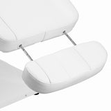 SILLON Luxury 3 elektrinis kosmetologinis gultas, 3 el. varikliai, baltas